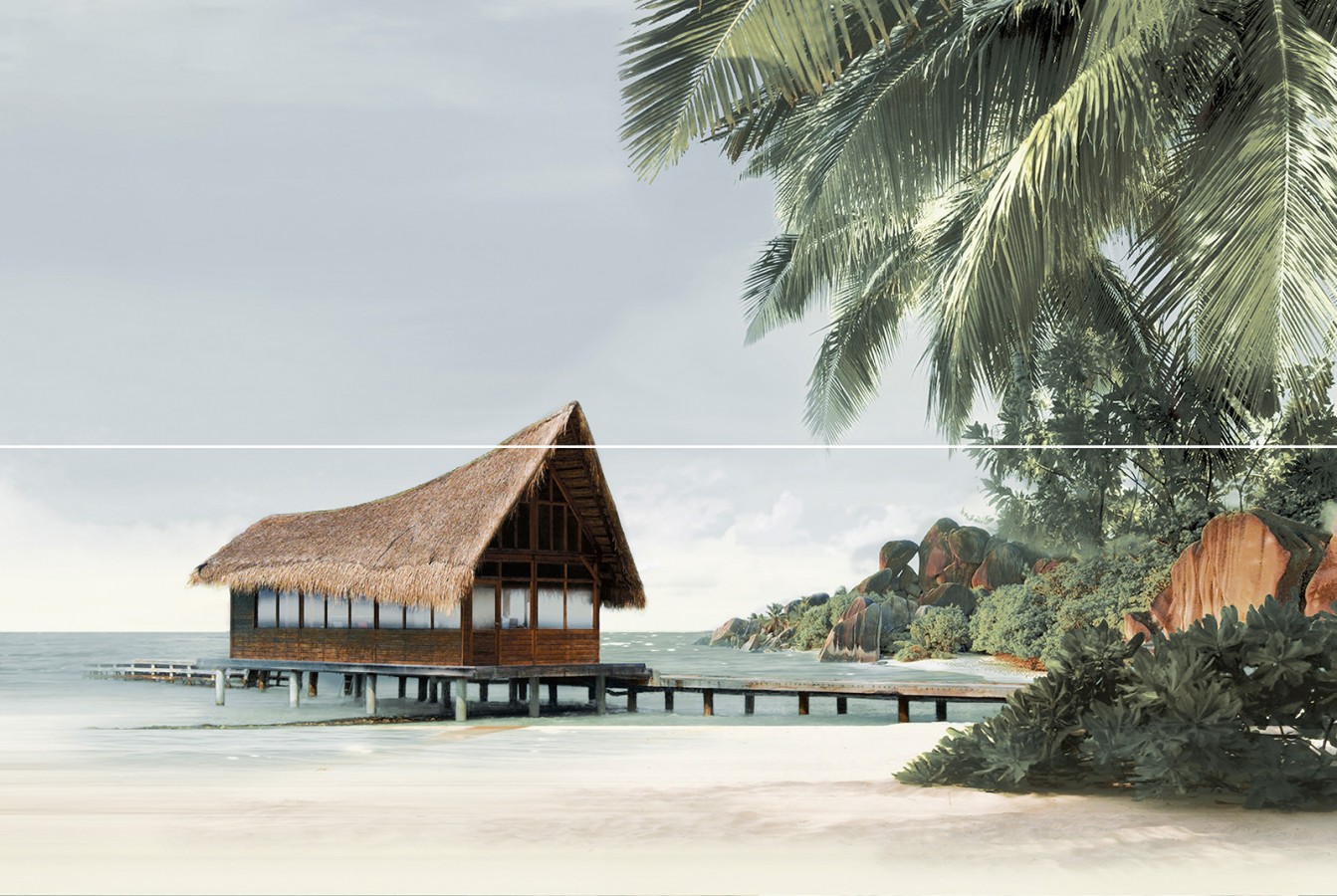 Плитка панно Alma Ceramica Ailand PWA11ALD3 40x60 глянцевая Плитка панно Alma Ceramica Ailand PWA11ALD3 40x60 глянцевая