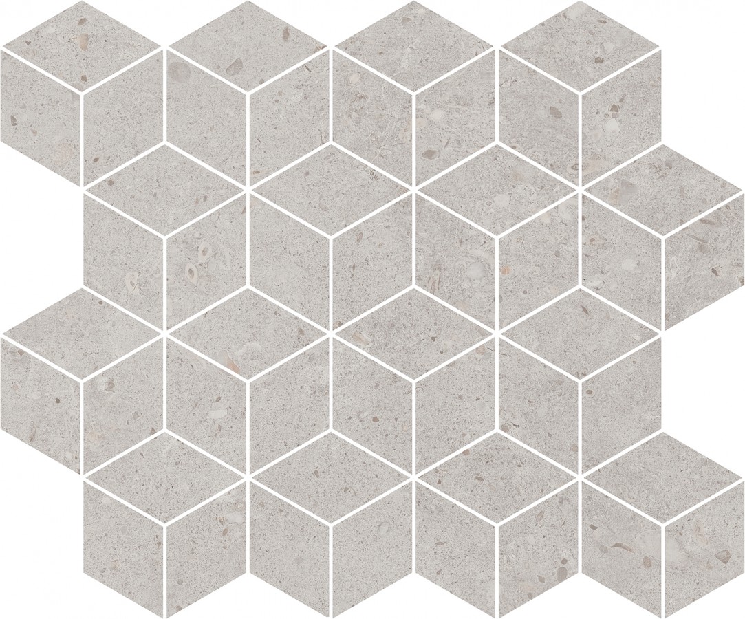 Плитка Kerama Marazzi 45x38 декор Риккарди мозаичный серый светлый T017-14053 глазурованная матовая Плитка Kerama Marazzi 45x38 декор Риккарди мозаичный серый светлый T017-14053 глазурованная матовая