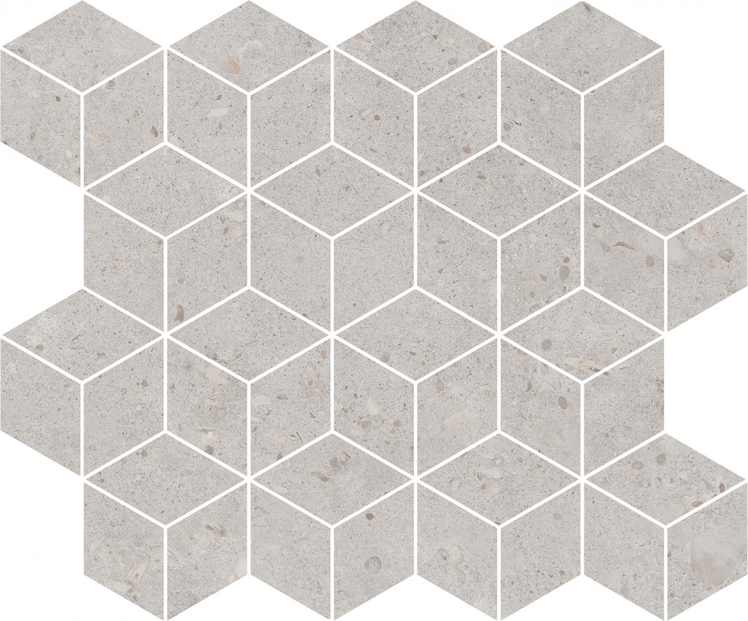 Плитка Kerama Marazzi 45x38 декор Риккарди мозаичный серый светлый T017-14053 глазурованная матовая Плитка Kerama Marazzi 45x38 декор Риккарди мозаичный серый светлый T017-14053 глазурованная матовая