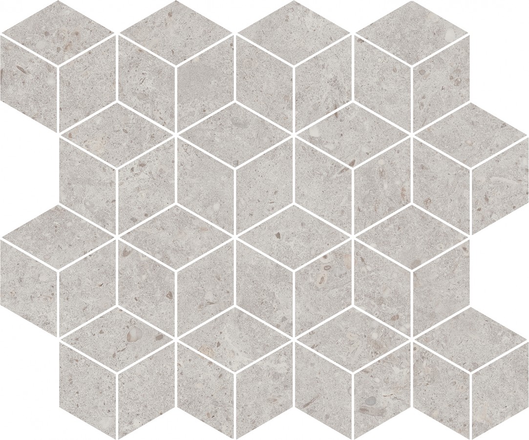 Плитка Kerama Marazzi 45x38 декор Риккарди мозаичный серый светлый T017-14053 глазурованная матовая Плитка Kerama Marazzi 45x38 декор Риккарди мозаичный серый светлый T017-14053 глазурованная матовая