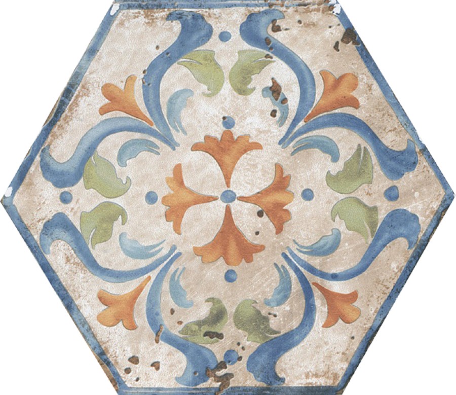 Плитка Kerama Marazzi 23x20 декор Виченца напольный Майолика HGD-A157-SG23000 Плитка Kerama Marazzi 23x20 декор Виченца напольный Майолика HGD-A157-SG23000