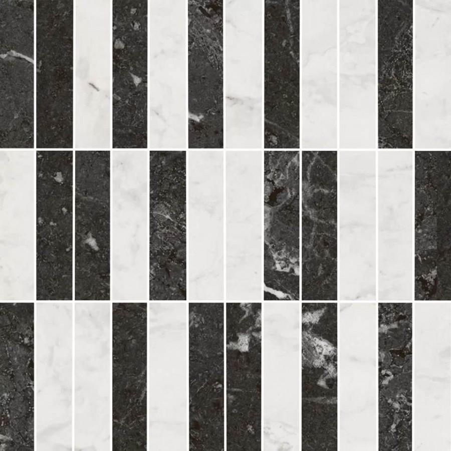 Плитка 30x30 Проджект декор KMD2MSA003BR Тубкаль мозаичный микс черный белый глянцевый обрезной глянцевая Coliseum Плитка 30x30 Проджект декор KMD2MSA003BR Тубкаль мозаичный микс черный белый глянцевый обрезной глянцевая Coliseum
