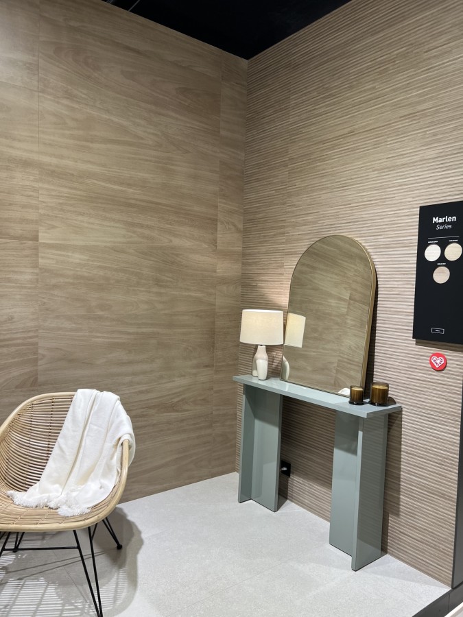 Плитка настенная 120x40 7мм XS Марлен Нат/темно-коричневая матовая бежевый Argenta Плитка настенная 120x40 7мм XS Марлен Нат/темно-коричневая матовая бежевый Argenta