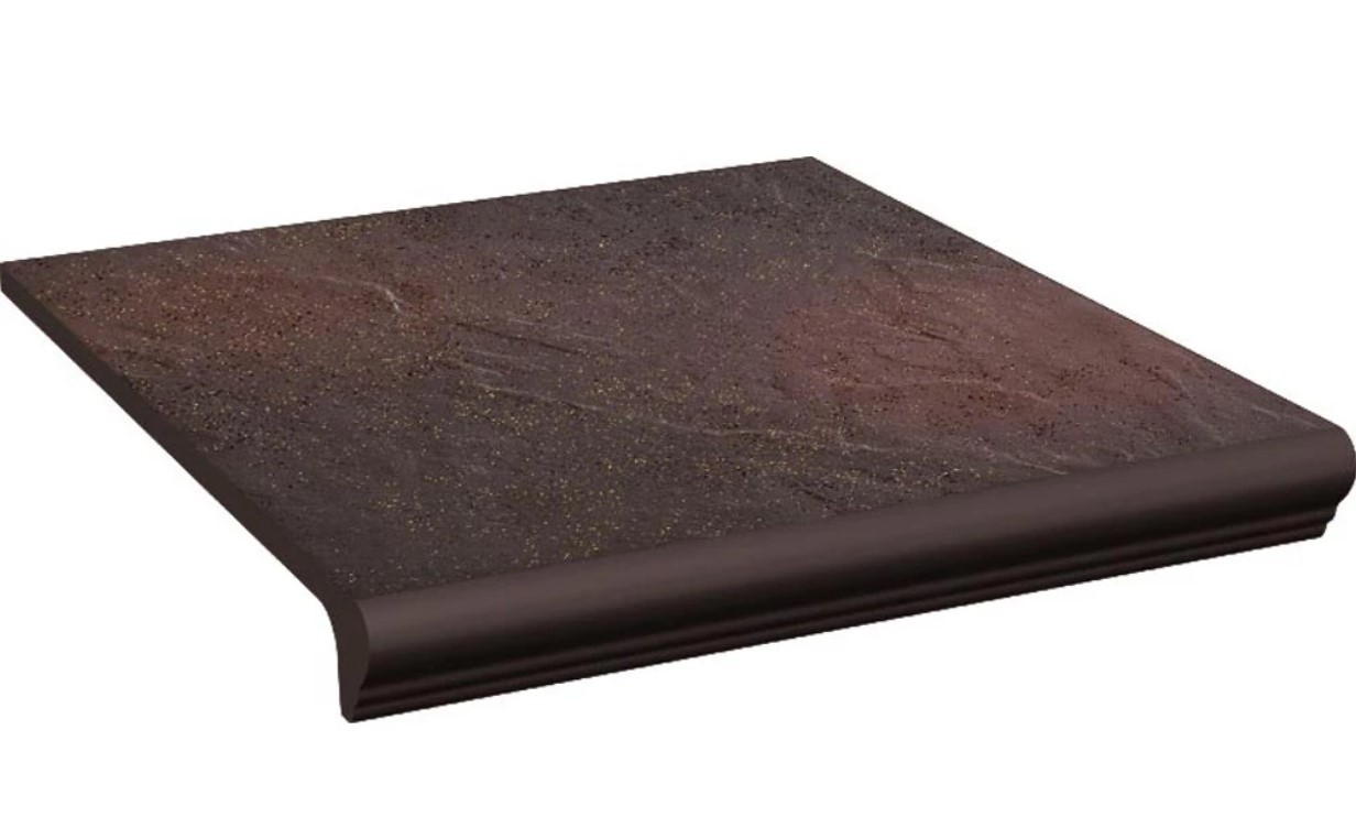 Плитка капинос 33x30 11мм Семир Роза матовая графит Ceramika Paradyz Плитка капинос 33x30 11мм Семир Роза матовая графит Ceramika Paradyz