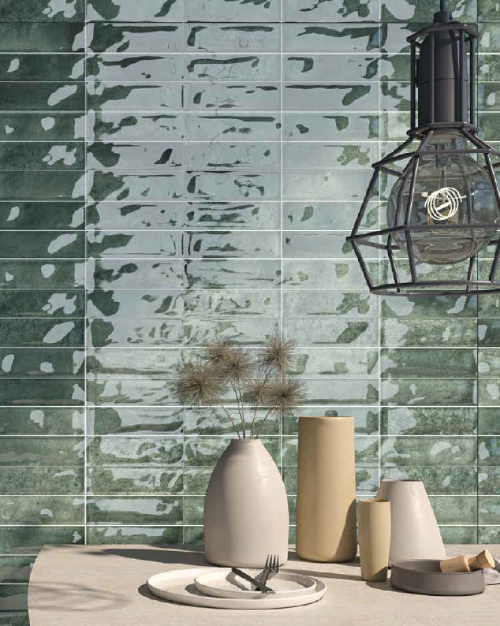 Плитка настенная 60x32 9мм Пул зеленая 1.52 глянцевая зелёный Ecoceramic Плитка настенная 60x32 9мм Пул зеленая 1.52 глянцевая зелёный Ecoceramic