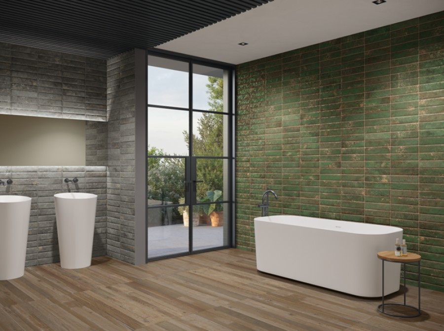 Плитка настенная 60x30 9мм Дрим зеленый глянцевая зелёный El Molino Плитка настенная 60x30 9мм Дрим зеленый глянцевая зелёный El Molino