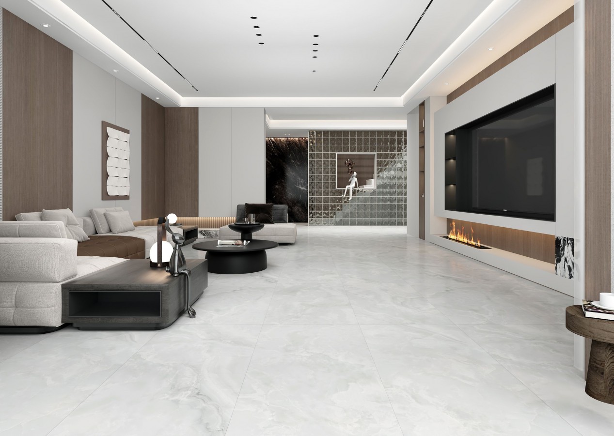 Керамогранит Basconi Home 120x60 Onyx BHC-6001 мрамор полированная белый 10мм Керамогранит Basconi Home 120x60 Onyx BHC-6001 мрамор полированная белый 10мм