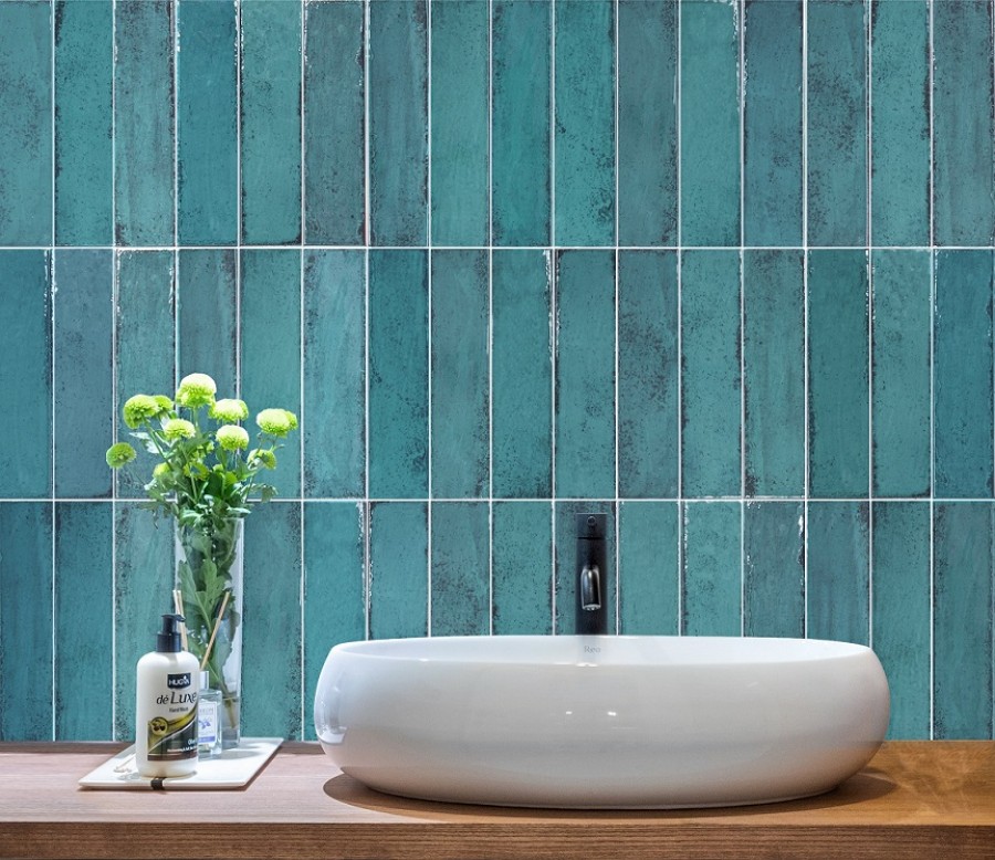 Плитка настенная 30x8 8мм Мартиника Turquoise глянцевая зелёный Monopole Плитка настенная 30x8 8мм Мартиника Turquoise глянцевая зелёный Monopole