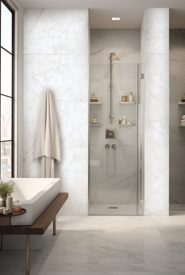 Плитка настенная 120x60 8мм Брайс белый матовый карвинг белый Realistik Плитка настенная 120x60 8мм Брайс белый матовый карвинг белый Realistik