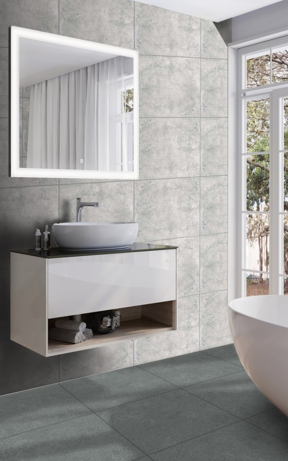 Плитка напольная 60x60 9мм Войд серый матовая серый Realistik Плитка напольная 60x60 9мм Войд серый матовая серый Realistik