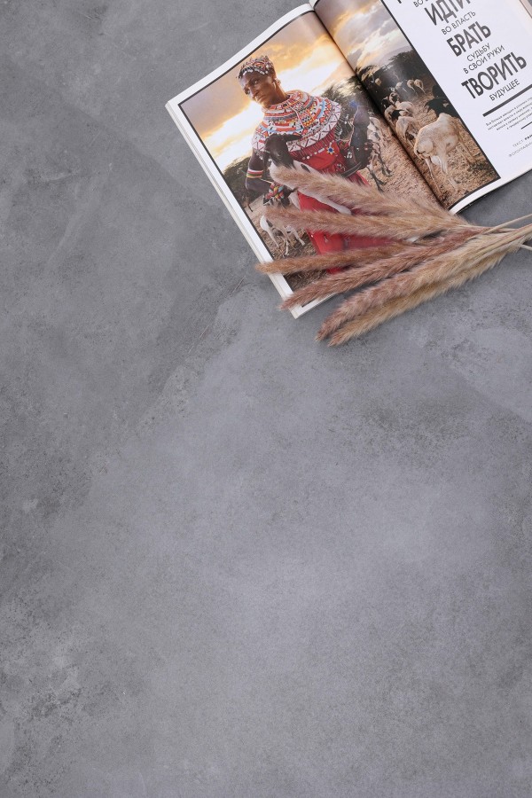 Плитка напольная 60x60 9мм Цемент темно-серый матовая серый Realistik Плитка напольная 60x60 9мм Цемент темно-серый матовая серый Realistik