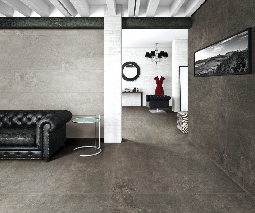 Плитка напольная 60x60 9мм Фиджи стальной матовый матовая графит Realistik Плитка напольная 60x60 9мм Фиджи стальной матовый матовая графит Realistik