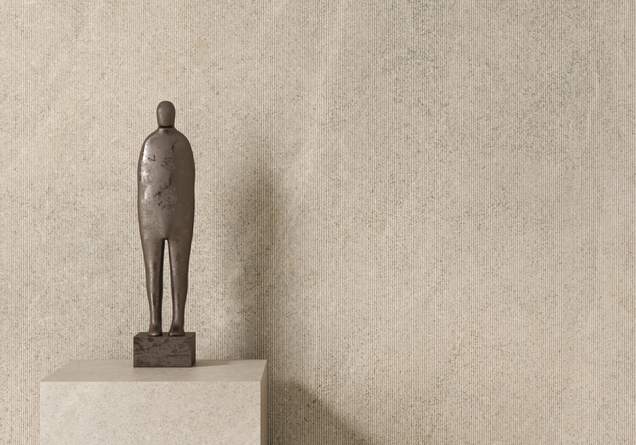 Плитка 120x60 9мм Riviere Rigato Beige 1.44 матовая бежевый Roca Плитка 120x60 9мм Riviere Rigato Beige 1.44 матовая бежевый Roca