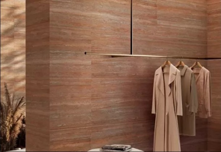 Плитка настенная 120x60 8мм СтоунС ДекоТравертин Рoccо матовая красный Vitra Плитка настенная 120x60 8мм СтоунС ДекоТравертин Рoccо матовая красный Vitra