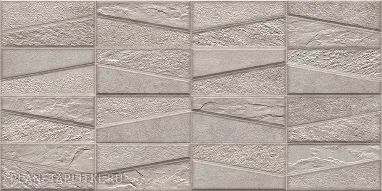 Декор 64x32 9мм Materika Tektonia Grey матовая Ibero Декор 64x32 9мм Materika Tektonia Grey матовая Ibero