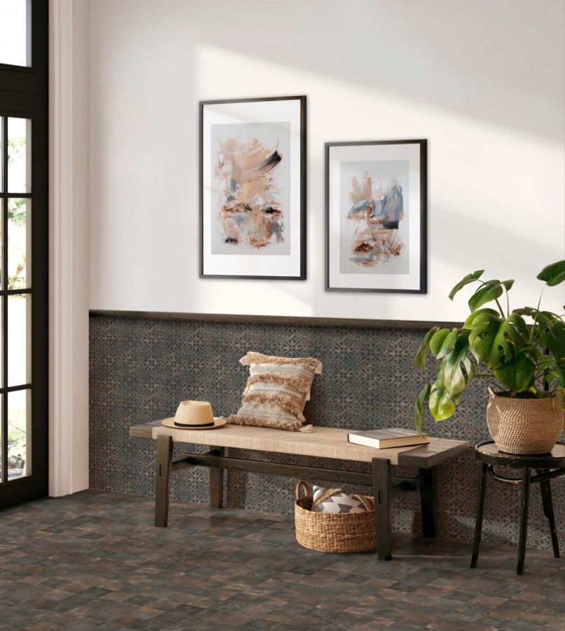 Плитка 12x12 8мм Лава серый 0.5 Nanda Tiles Плитка 12x12 8мм Лава серый 0.5 Nanda Tiles