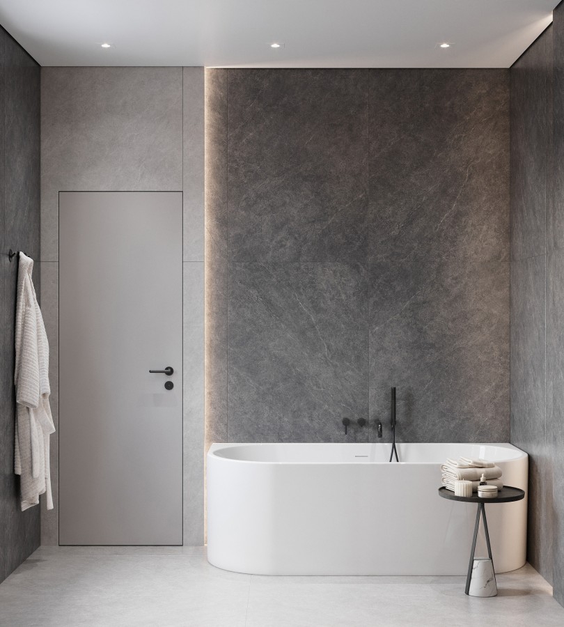 Керамогранит 160x80 9мм матовая с микрогранулами CZ-SL03-B Listello Nero серый камень Arcadia Ceramica Керамогранит 160x80 9мм матовая с микрогранулами CZ-SL03-B Listello Nero серый камень Arcadia Ceramica