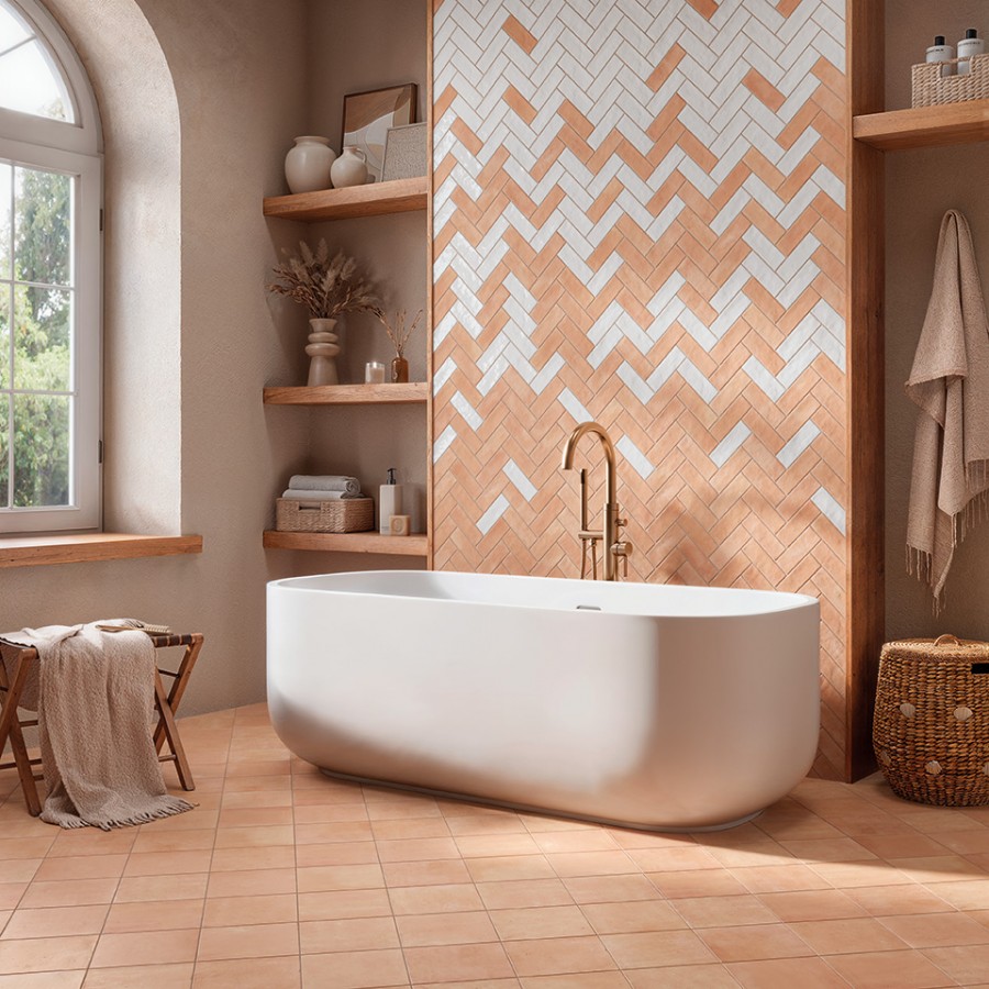 Плитка 19x19 8мм Боу Сквер терракотовый 0.447 матовая DNA Плитка 19x19 8мм Боу Сквер терракотовый 0.447 матовая DNA