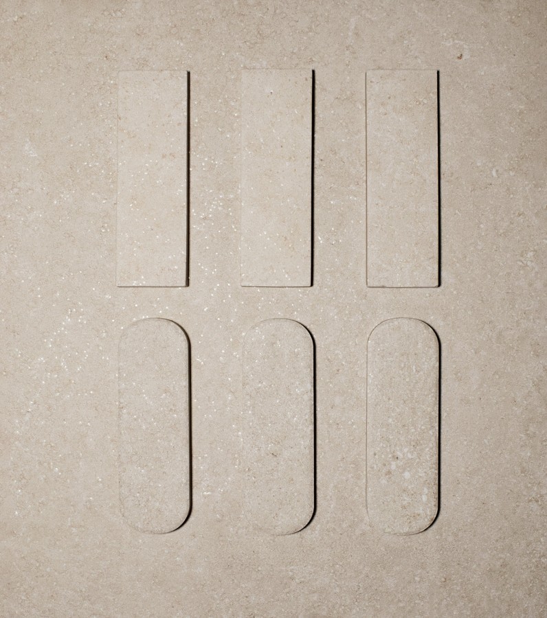 Плитка 15x5 8мм Стоун Даст Бьянко/белый матовый матовая бежевый DNA Плитка 15x5 8мм Стоун Даст Бьянко/белый матовый матовая бежевый DNA