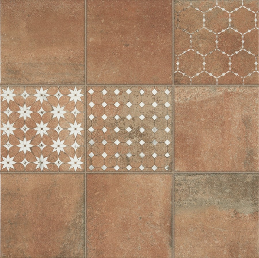 Плитка настенная 45x45 9мм Куб Квинта Котто каррара матовая коричневый La Platera Плитка настенная 45x45 9мм Куб Квинта Котто каррара матовая коричневый La Platera